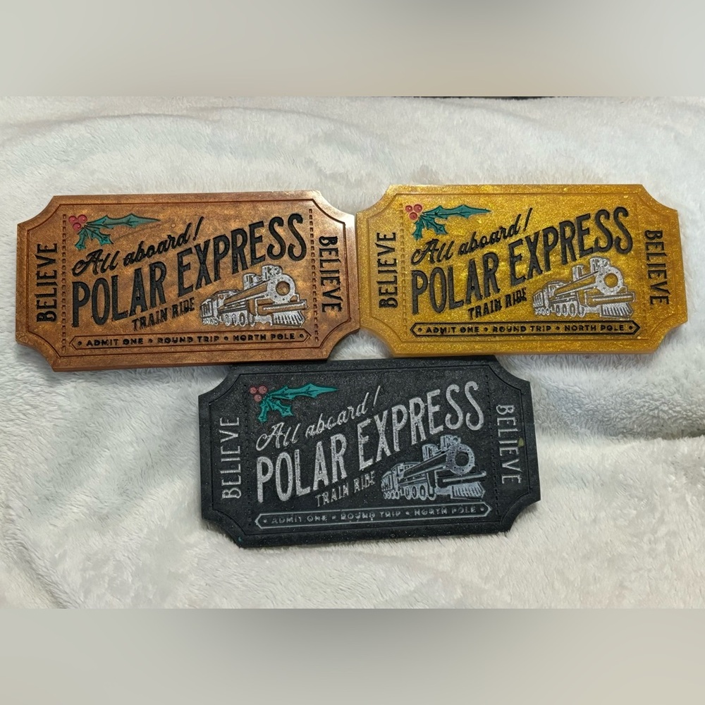 Polar Express Ticket Christmas Decor